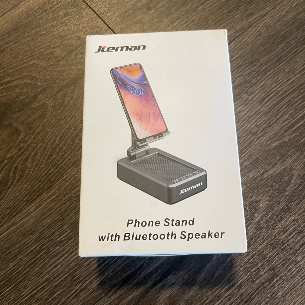 Phone Stand With Bluetooth Speaker